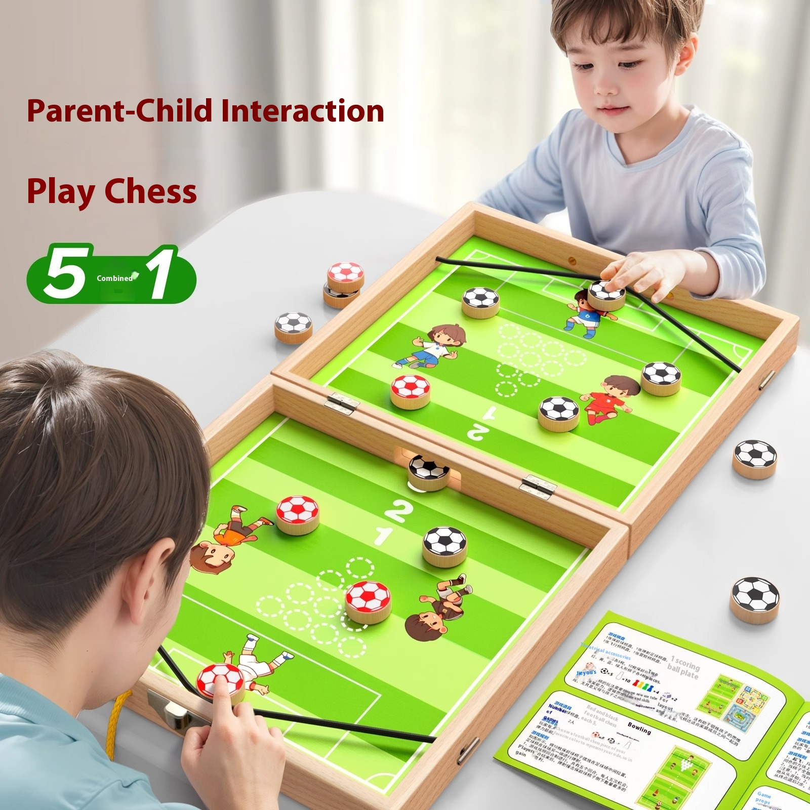 Double Battle Bouncing Chess Flying Chess Multifunctional Table Game Children's Parent-Child Interactive Puzzle Board Game Toys