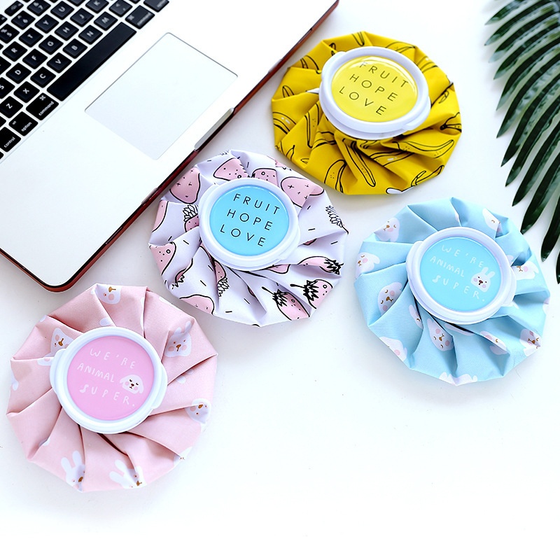 Small Cute Cartoon Hot And Cold Multi-purpose Therapy Bag Sports Hot And Cold Compress Pack Summer Mini Cooling Water-filled Ice Bag
