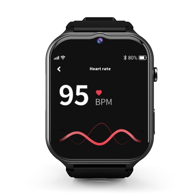 Anti-Losing And Falling Elderly SOS Blood Pressure Heart Rate Blood Glucose Health Monitoring Bracelet GPS Positioning Smart Phone Watch