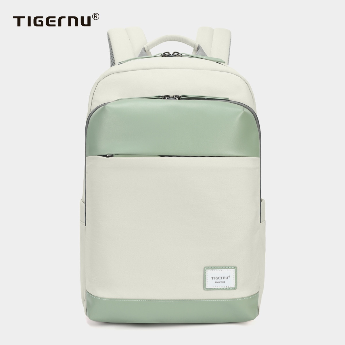 Tiger Nu Casual Women's Bag College Student Backpack Simple Texture Bag