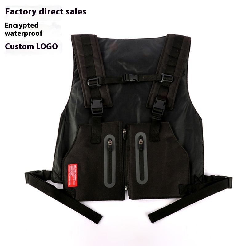Tactical Vest Men's Vest Multifunctional Wear-resistant Backpack Water Bag Outdoor Large Capacity Sports Training Suit