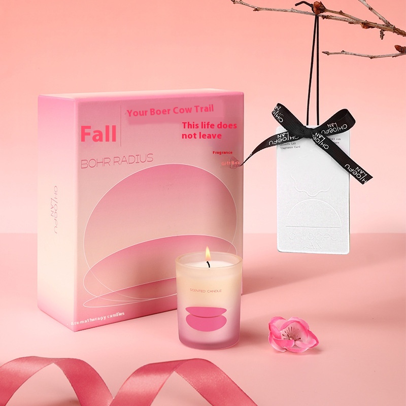 Aromatherapy Candle Gift Box Set Niche High-end Birthday Valentine's Day Gift Box Bedroom Fragrance Essential Oil - 2