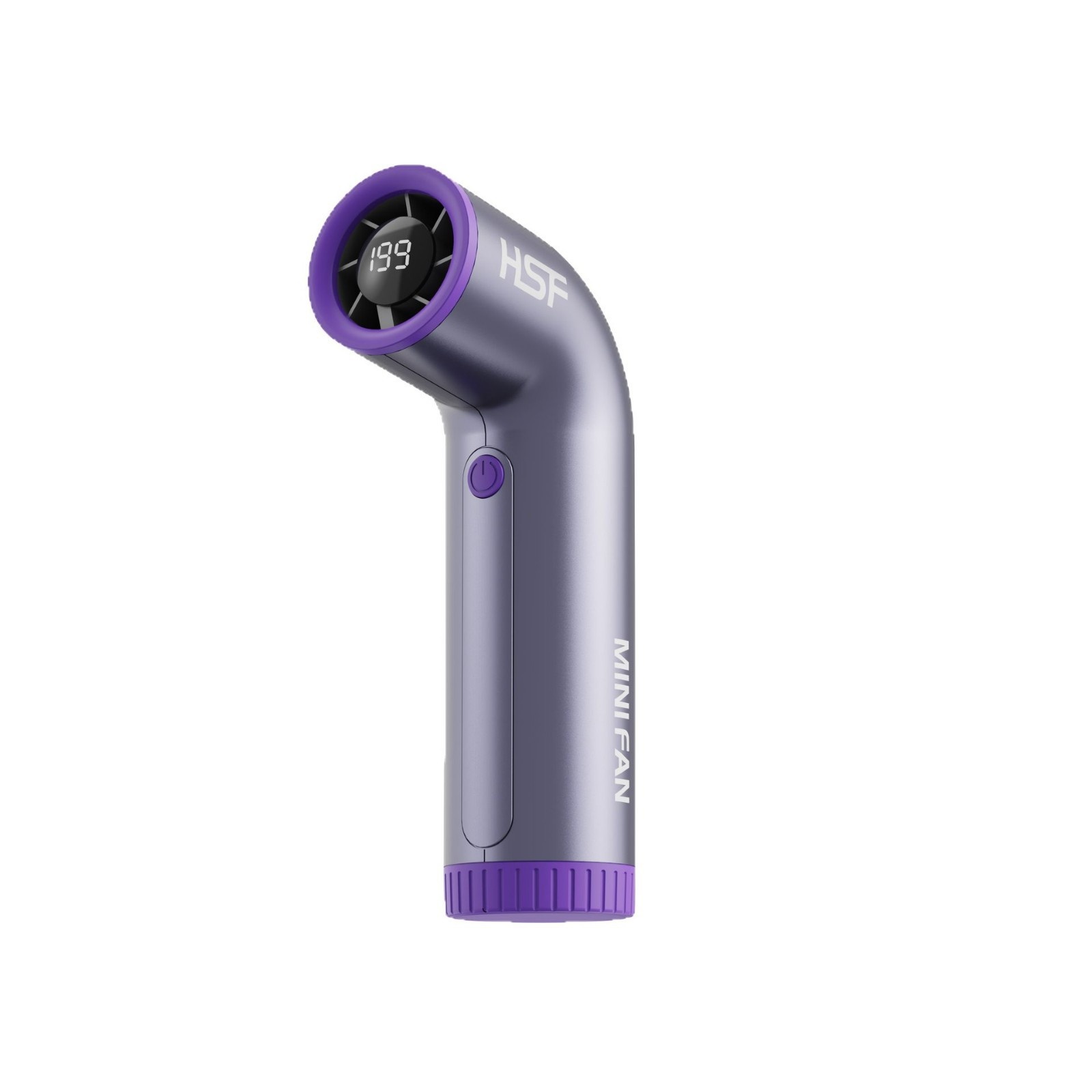 199-gear Curve Fan MINI Small Fan Portable USB High-speed Turbo Handheld Fan