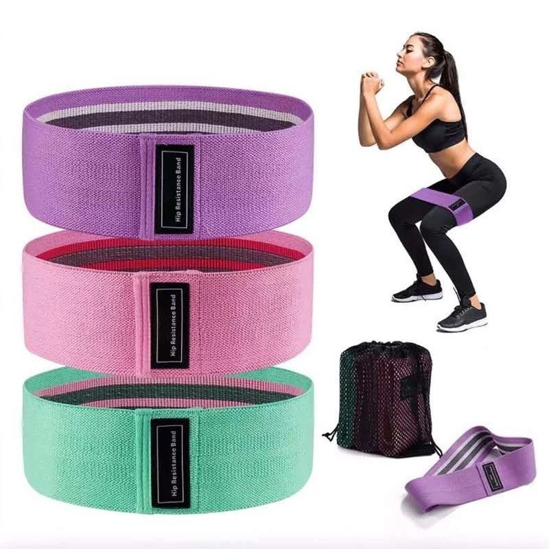 Yoga Elastic Ring Fitness Men And Women Resistance Band Elastic Band Hip Strength Training Stretch Tension Band Hip Lifting Ring
