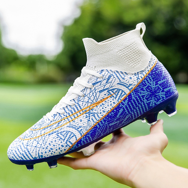Football Shoes For Men In Autumn High Top Long Broken Nails For Students,Children,Boys,Professional Training,Football Shoes