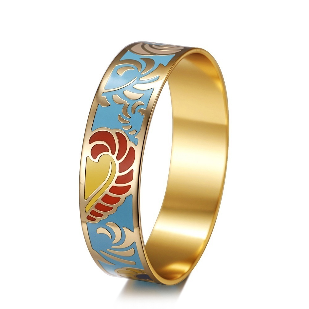 Colorful Enamel Bracelet Spring Retro Creative Bracelet Lover Bracelet Finger