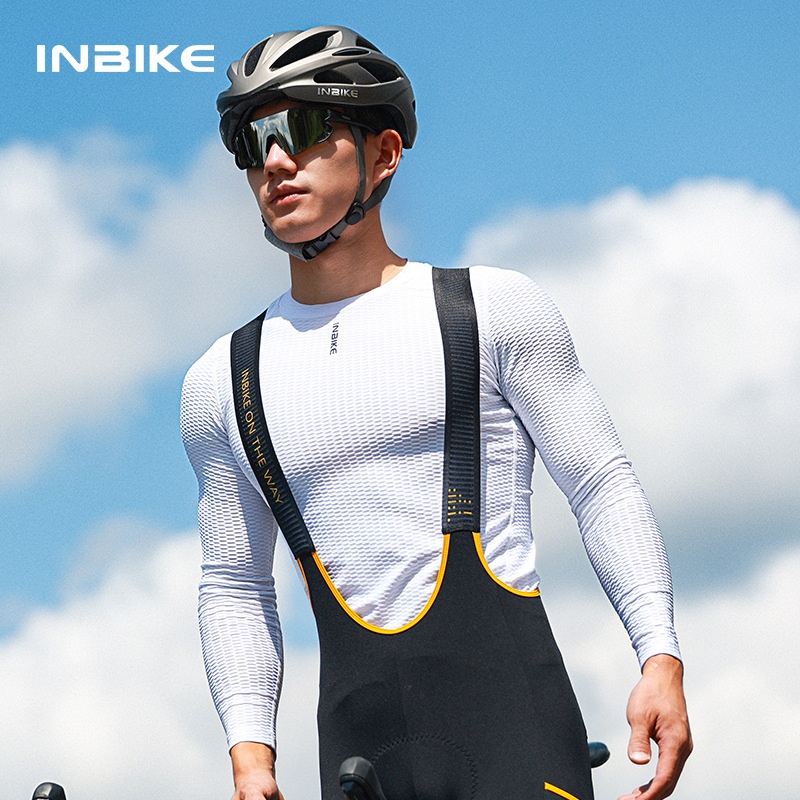 INBIKEFour-needle Six-line Cycling Long-sleeved Sweat Shirt Moisture Wicking Road Cycling Clothing Long Sleeves