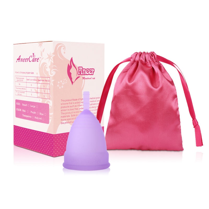 Hot-selling Silicone Menstrual Cup,Aunt Cup,Replace Tampons,Women's Menstrual Period Leak-proof Menstrual Cup Set