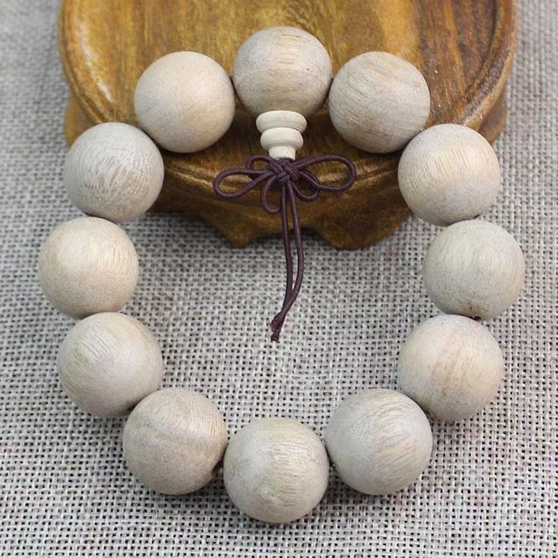 Camphor Wood Bracelets15/18/20 MM,Buddhist Beads,Rosary Bracelets,Fresh Fragrance