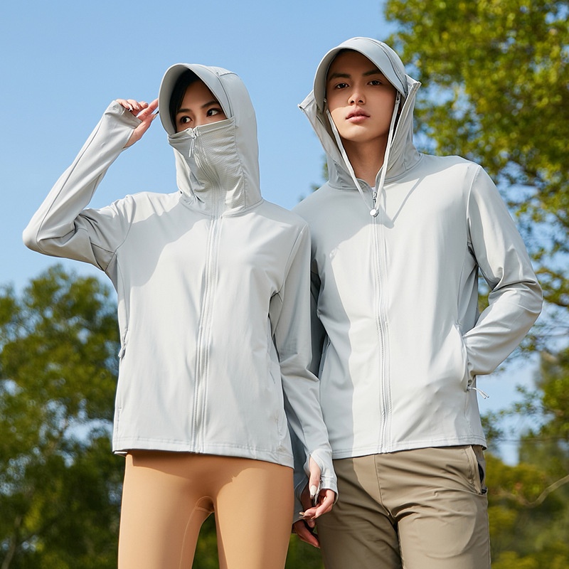 Large Size Cloud Original Yarn Ice Sense Sun Protection Clothing Women's Sun Protection Clothing Detachable Brim Sun Protection Clothing Men's Breathable Anti-ultraviolet