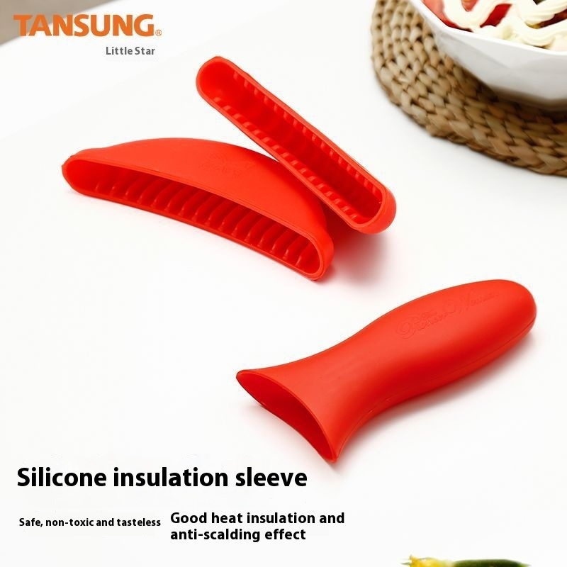 Siliconeulation Handle High Temperature Resistant Silicone Heat-proof Sleeve Handleulation Suit