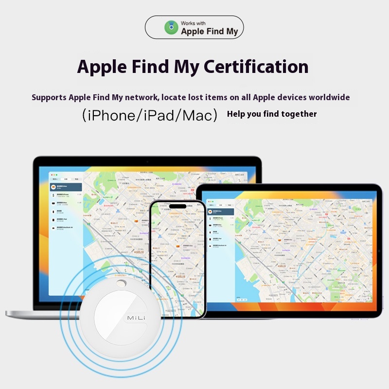 Mili Mini Anti-lost Locator MiTag AirTag Anti-lost Locator Elderly Anti-lost Children Find Global Positioning - 2