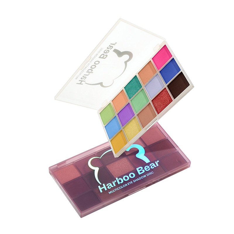 Ha Bao Xiong Play Makeup Series 15 Color Eye Shadow Soft And Delicate Pearlescent Matte Earth Plate Cheap Student Party Eye Shadow