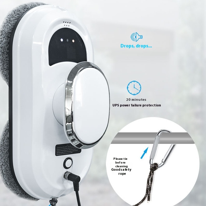 Full-automatic Glass Cleaning Artifact Hotel Home Cleaning Window Cleaning Robot Remote Control Water Spray Multi-scene Window Cleaner