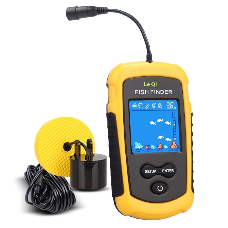 Leqi Color Screen Wired Fish Finder Sonar Fish Finder Ice Fishing Fish Finder Underwater Smart Detector