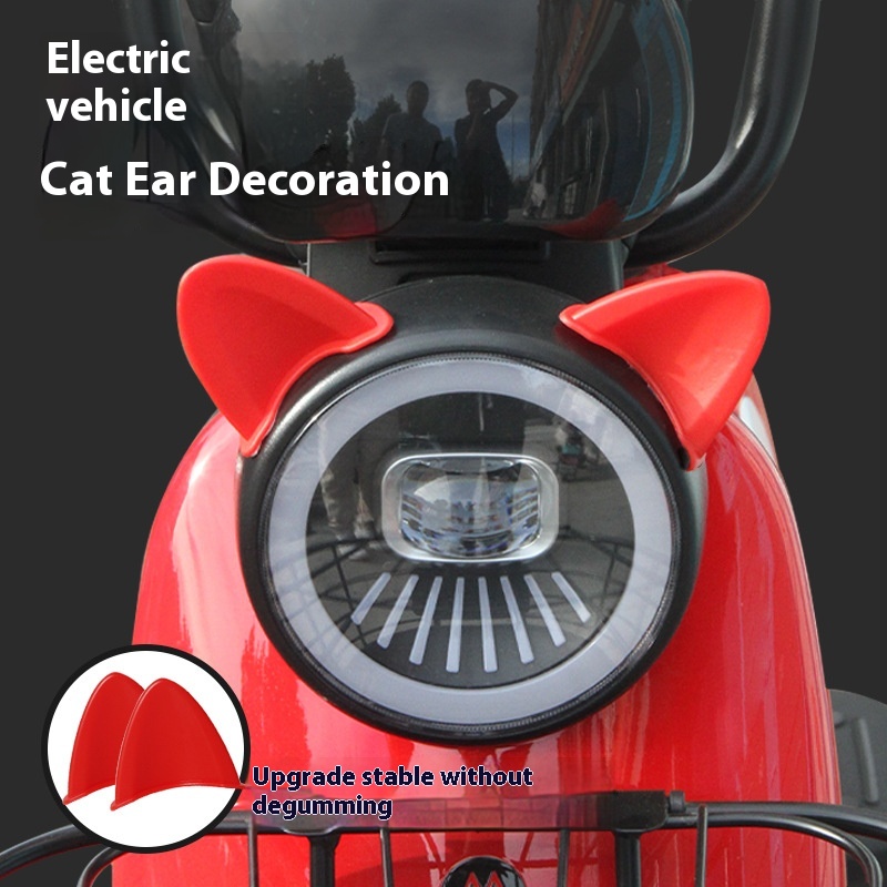 Helmet Ear Decoration Yadi Emma Electric Car Cute Bamboo Dragonfly Motorcycle Battery Car Small Accessories Detachable