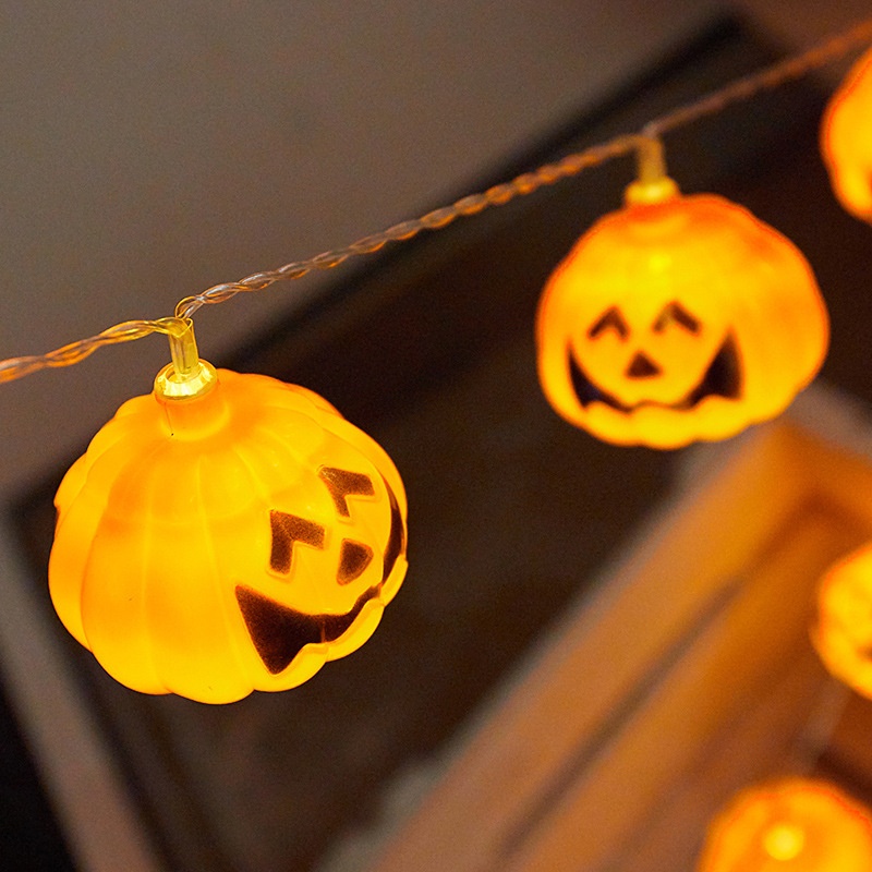 Halloween Decorations LEDLight String Battery Box Ghost Festival Lanterns Pumpkin Lights Holiday Lights