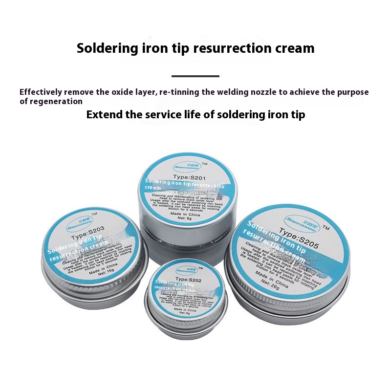 Electric Soldering Iron Tip Resurrection Paste To Remove The Oxidation And Blackening Of The Soldering Iron Tip,Soldering Iron Tip Cleaning Paste