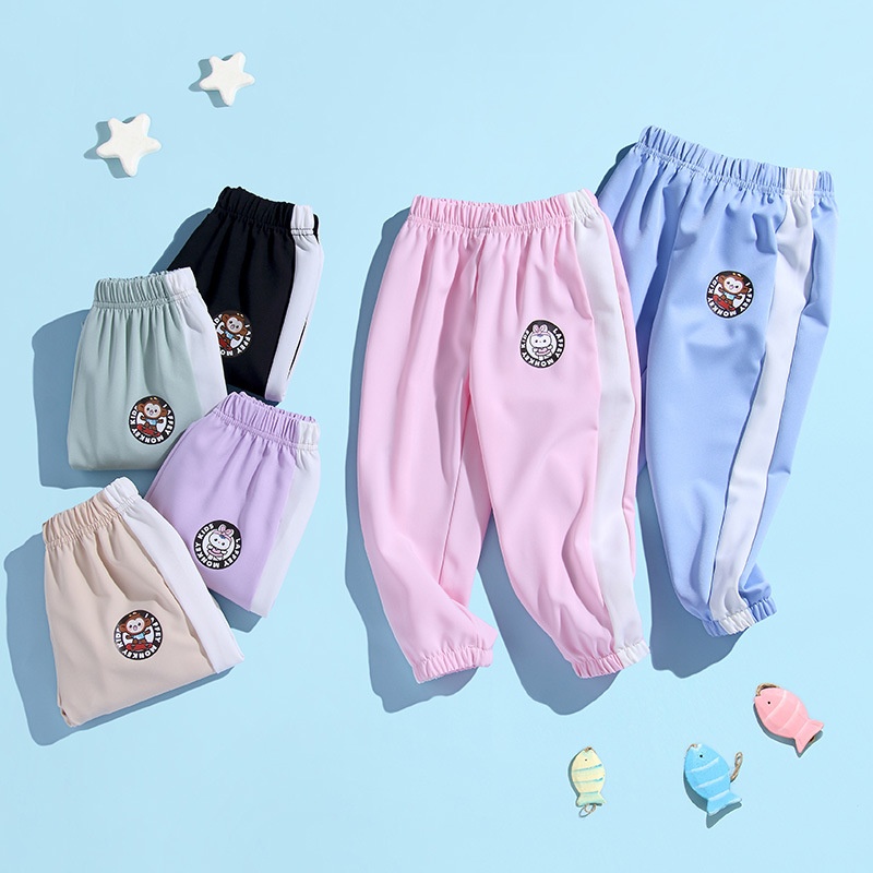 Autumn Children's Sports Pants Boys Loose Korean Casual Pants Girls Baby Outerwear Bloomers