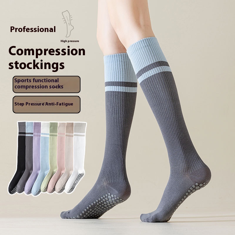Sports Muscle Pressure Socks Children's Calf Socks Leg Shaping Yoga Pilates Home Fitness Rope Skipping Stockings