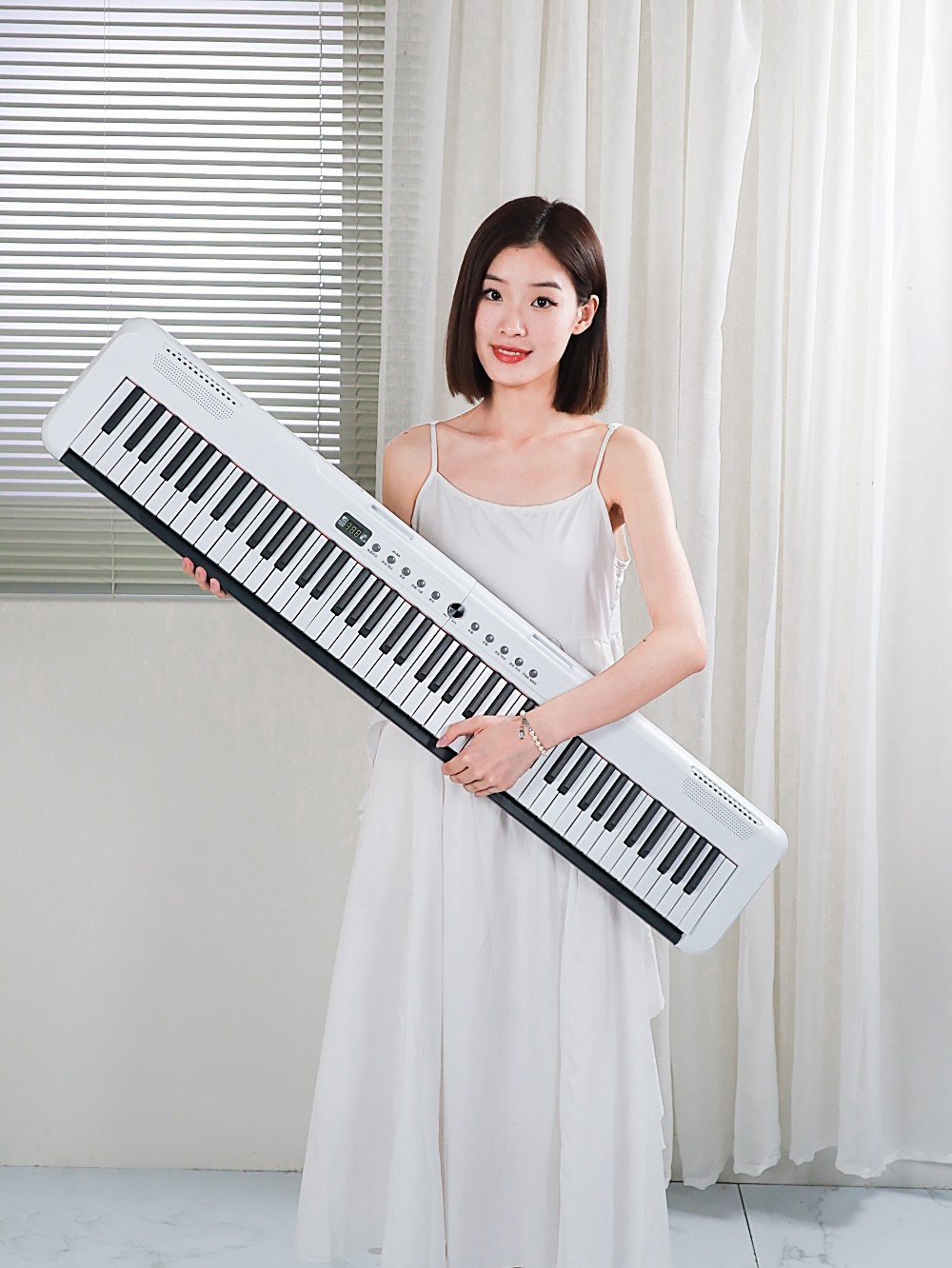 88-key Velocity Keyboard Illuminated Arranger Portable Home Electric Piano For Children And Adults Entry-level Electric Piano
