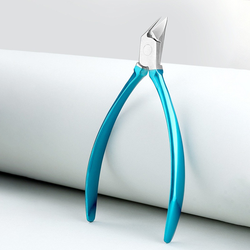 Household Stainless Steel Pointed Dead Skin Scissors Convenient Manicure Scissors Dead Skin Pliers Toenail Barb Nail Tools