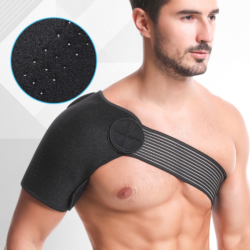 Sports Strap Shoulder Guard Protective Adjustable Elastic Shoulder Guard Sports Shoulder Protection Single Shoulder Strain Shoulder Guard