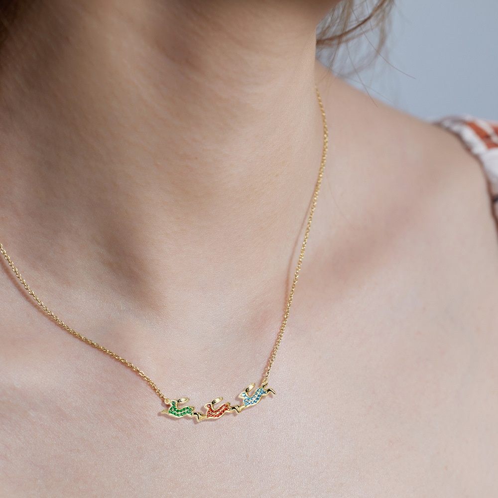 Fashion925 Sterling Silver Seiko Accessories Autumn And Winter Clavicle Chain High-grade Rabbit Necklace Female - 4
