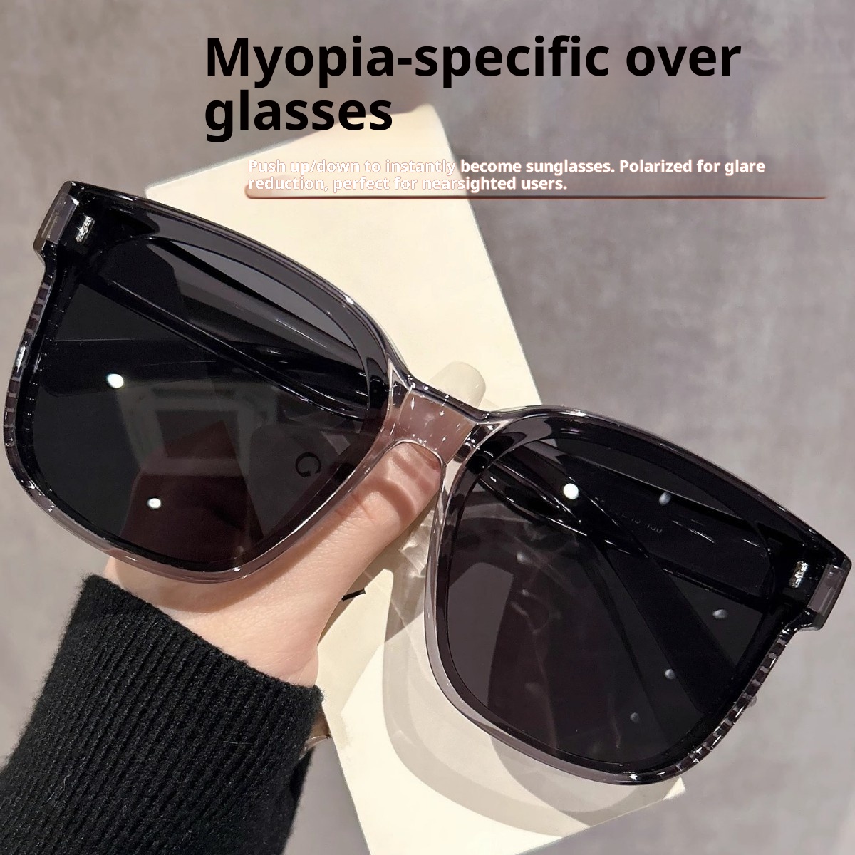 Sunglasses Can Be Set Close-up Glasses Men's Clip Driving Special Anti-ultraviolet External Matching Polarized Sunglasses Women's Glasses