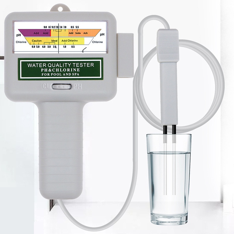 Chlorine Tester Portable Analyzer Rapid Test Swimming Pool Hospital Sewage PHTwo In1 Chlorine Test Pen