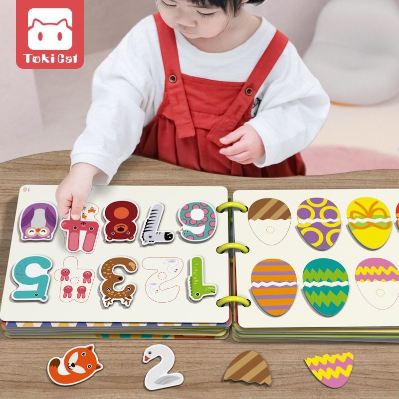 Baby Enlightenment Quiet Book Infants And Toddlers Tear- Off Book Early Education Magic Stickers1 To3 Years Old Children's Tear- Off Card Toy