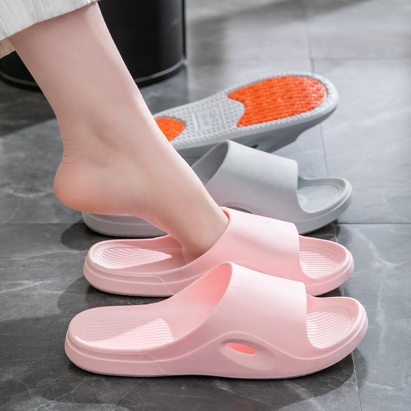 Summer Non-slip Shoes For The Elderly Pregnant Women Indoor And Outdoor Bathroom Slippers Quick-drying Sandals Flat Pvc For Parents