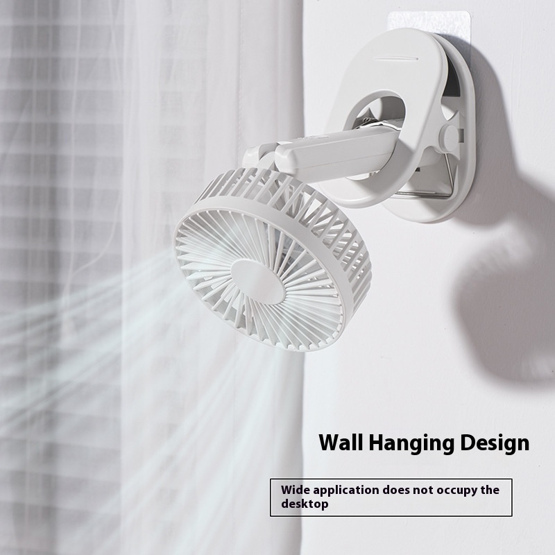 Clip Handheld Fan High Wind Desktop Fan Silent Charging Portable Outdoor Clip Small Fan