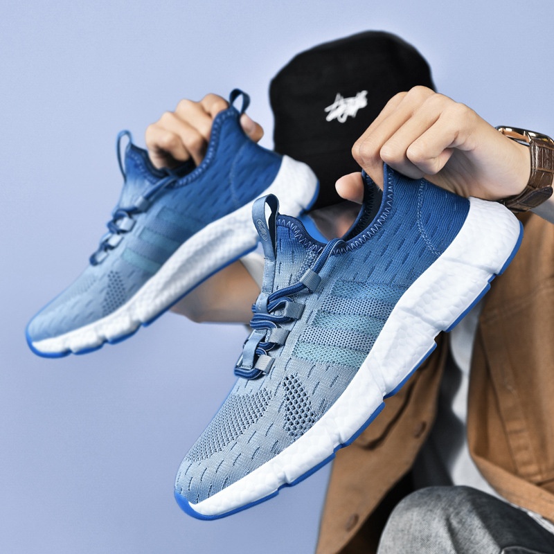 Style White Men's Shoes Spring And Summer Breathabley Casual Mesh Sports Shoes Dad Shoes Men And Womeny Shoes