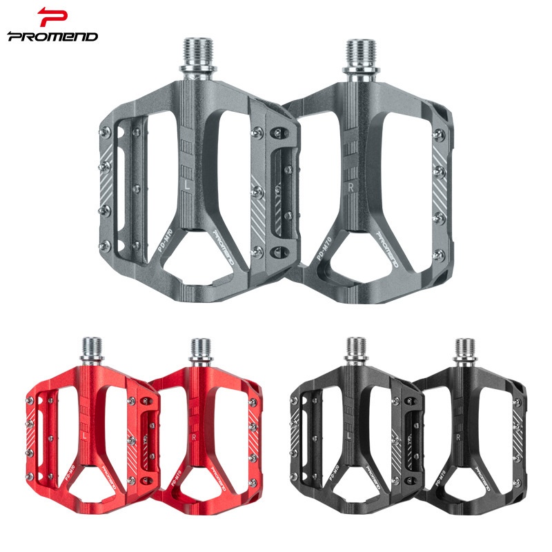 PROMENDBicycle Pedal Bearing Aluminum Alloy Bicycle Pedal Large Tread Non-slip Pedal Bicycle Accessories