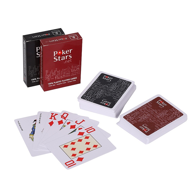 Poker Wide Card Large Characters Frosted Wear-resistant Waterproof Playing Cards