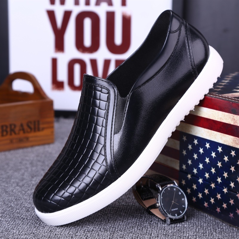 Rain Boots Men's Low-top Non-slip Waterproof Rubber Shoes Shallow Rain Boots Water Shoes Four Seasons Fashion Soft Bottom Kitchen Work Shoes Men