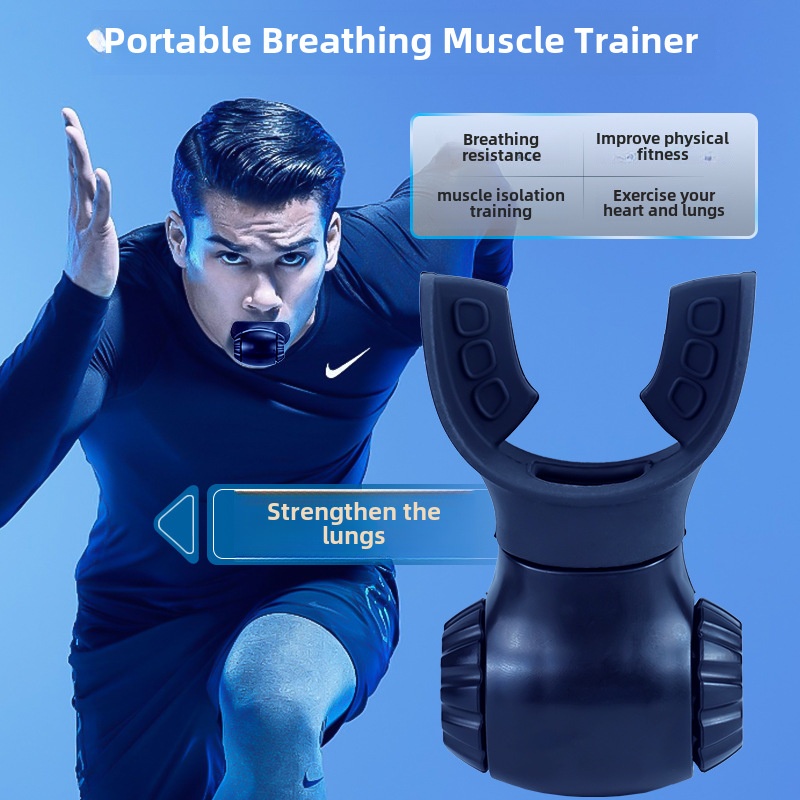 Explosive Fitness Trainer Portable Vital Capacity Abdominal Breathing Trainer Adjustable Resistance