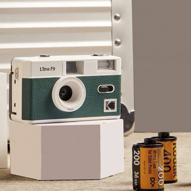 Kodak F9 Fool Full-frame Half-frame Film Camera Retro Film Fool Non-disposable Camera With Flash