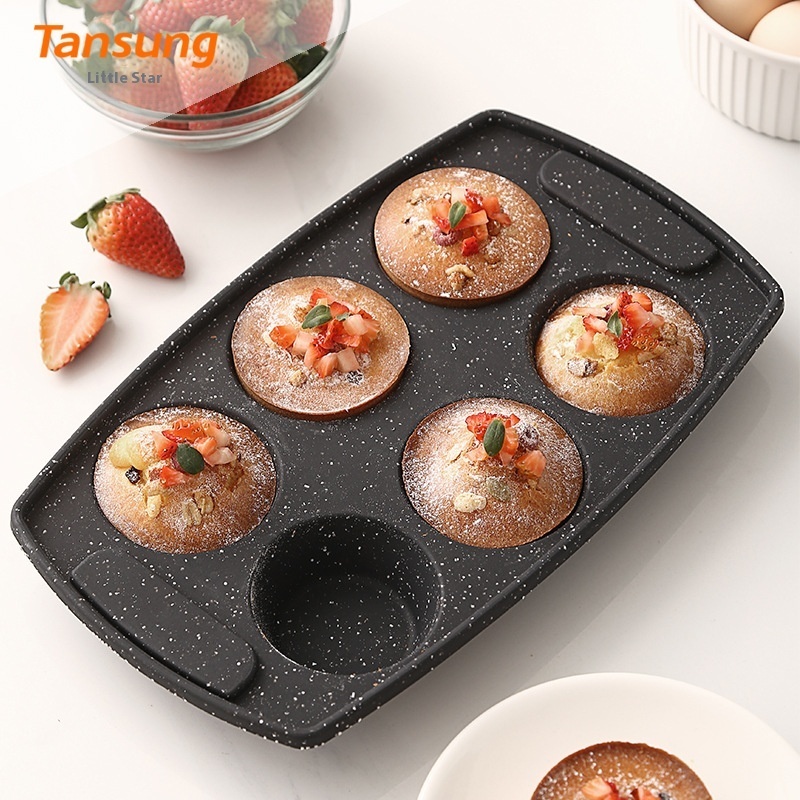 Round Silicone Cake Mold6 Cake Chocolate Biscuit Mold High Temperature Resistant Kitchen Home DIYBaking Special