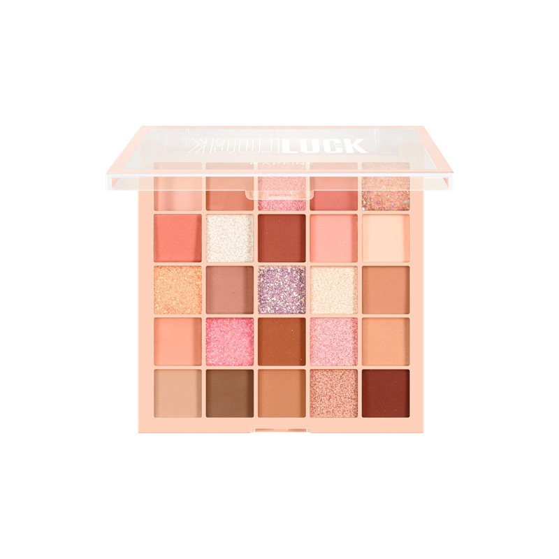 Capel 25 Color Eyeshadow Lucky Rubik's Cube Pearlescent Matte Highlight Gray Powder Taro Mud Plate Land Color Cheap Makeup - 5