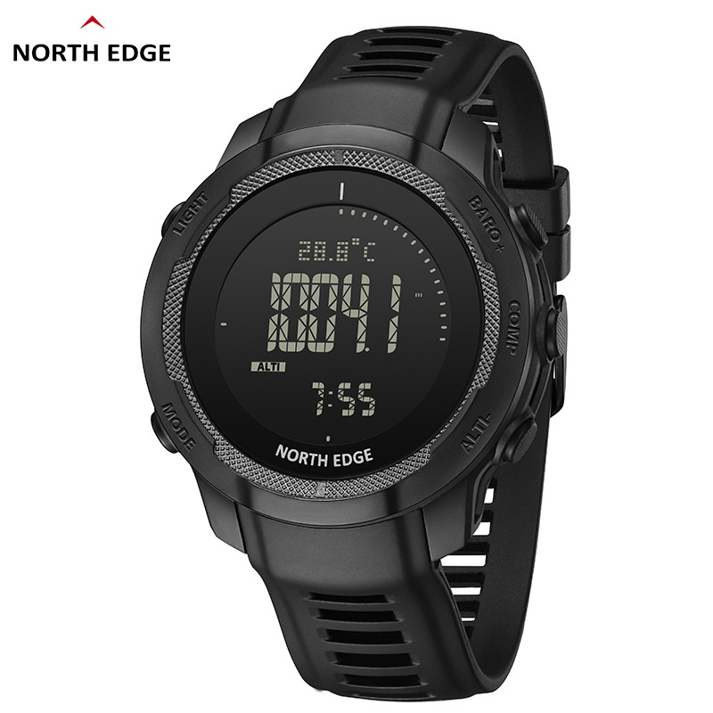 Carbon Fiber Outdoor Sports Mountaineering Swimming Watch Altitude Air Pressure Compass Metronome Multifunctional Electronic Watch For Men