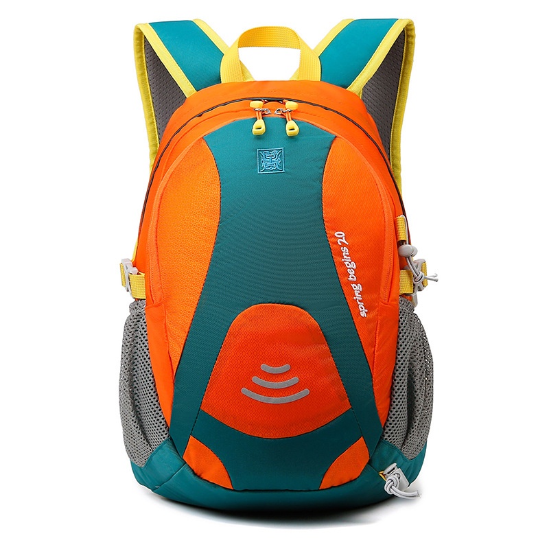 Large Capacity Backpack Outdoor Sports Mountaineering Bag Contrast Color Comfortable Nylon Bag