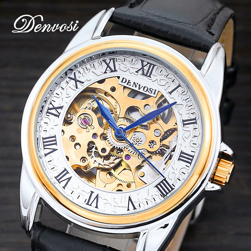 Danvers Automatic Mechanical Watch–Skeleton Design,Luminous,Premium Timepiece