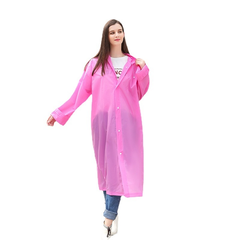 Rain Gear Raincoat One-piece Translucent Outdoor Adult Raincoat Hiking