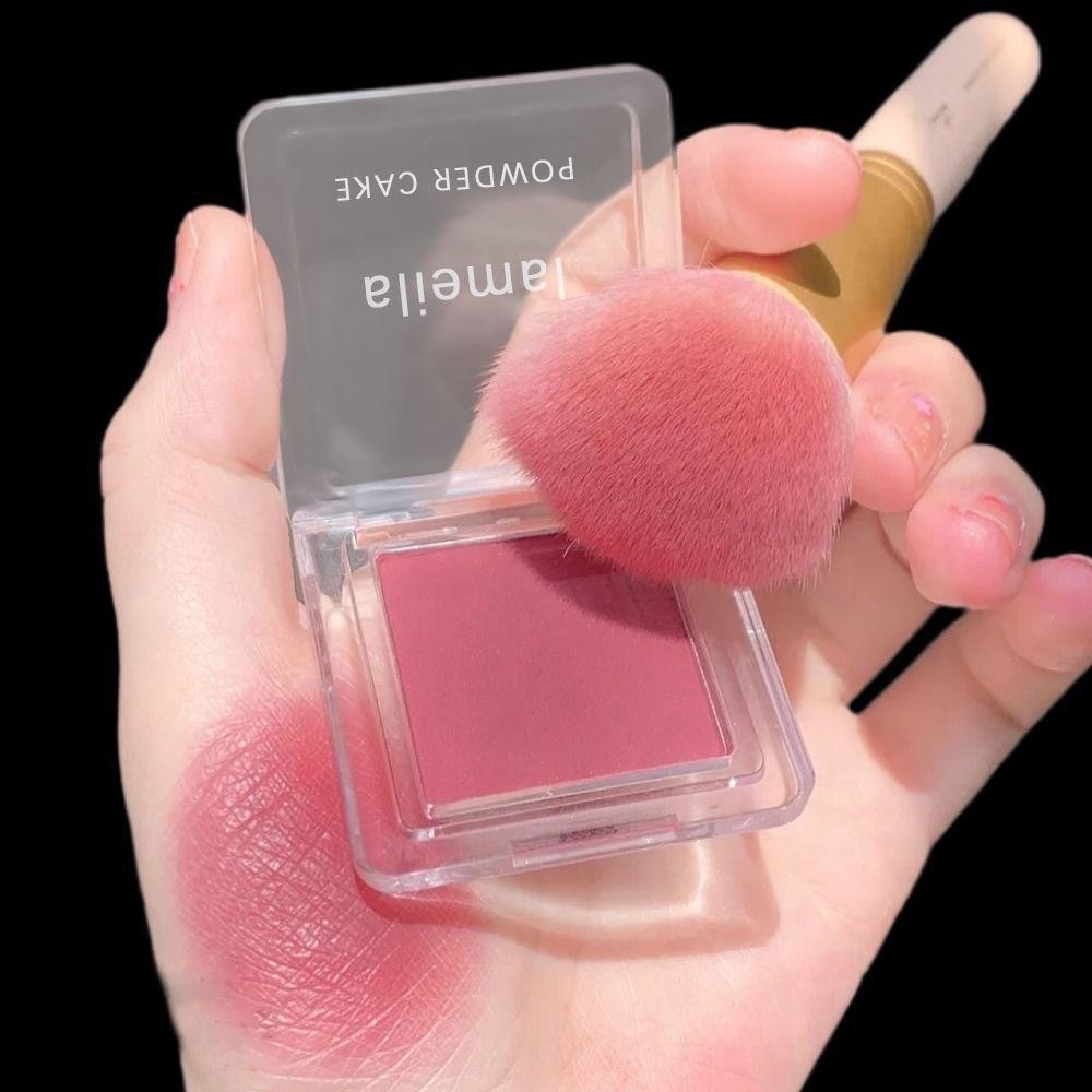 Lamera Crystal Block Rouge Blush Plate Naked Makeup Repair Monochrome Beginner Women Monochrome Blush