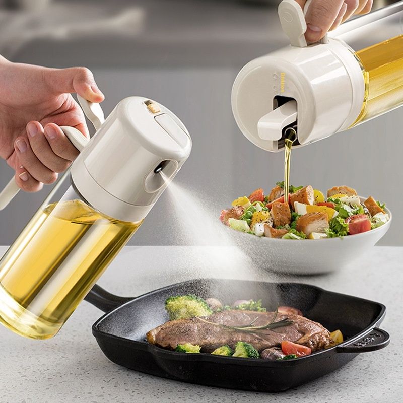 Oil Spray Pot Spray Oil Bottle Leak-proof Oil Tank Without Hanging Oil Household Kitchen Special Soy Sauce Vinegar Sesame Oil Seasoning Container