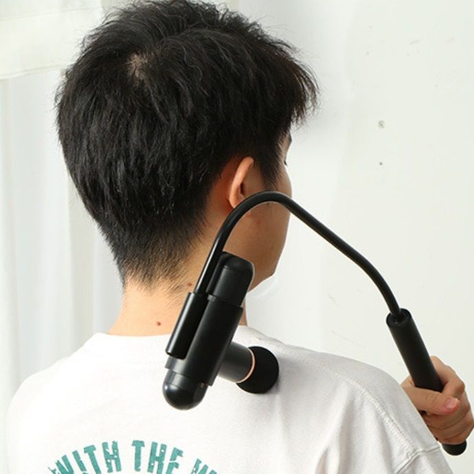 Long-Handled Massage Gun For Back Fascia Muscle Relaxation