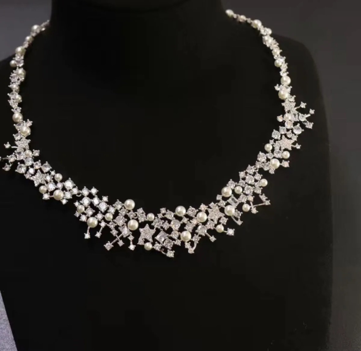 [zhao Jinmai Joint Product]HEFANGHe Fang Brilliant Nebula Necklace For Women Meiyi Liya Clavicle Chain