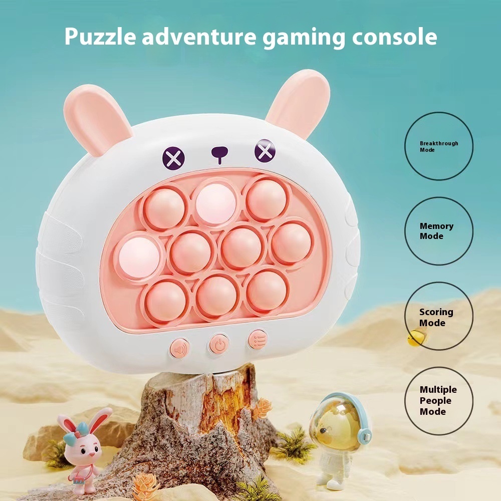 Explosions Second-generation Quick Push Game Machine Press To Play Hamster Decompression Artifact Children's Interactive Educational Toys